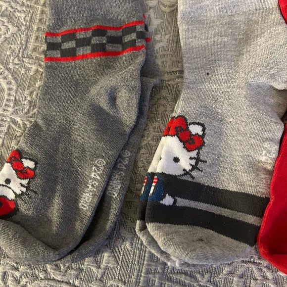 Hello Kitty Woman Socks - Red, Gray, Black - Picture 4 of 6